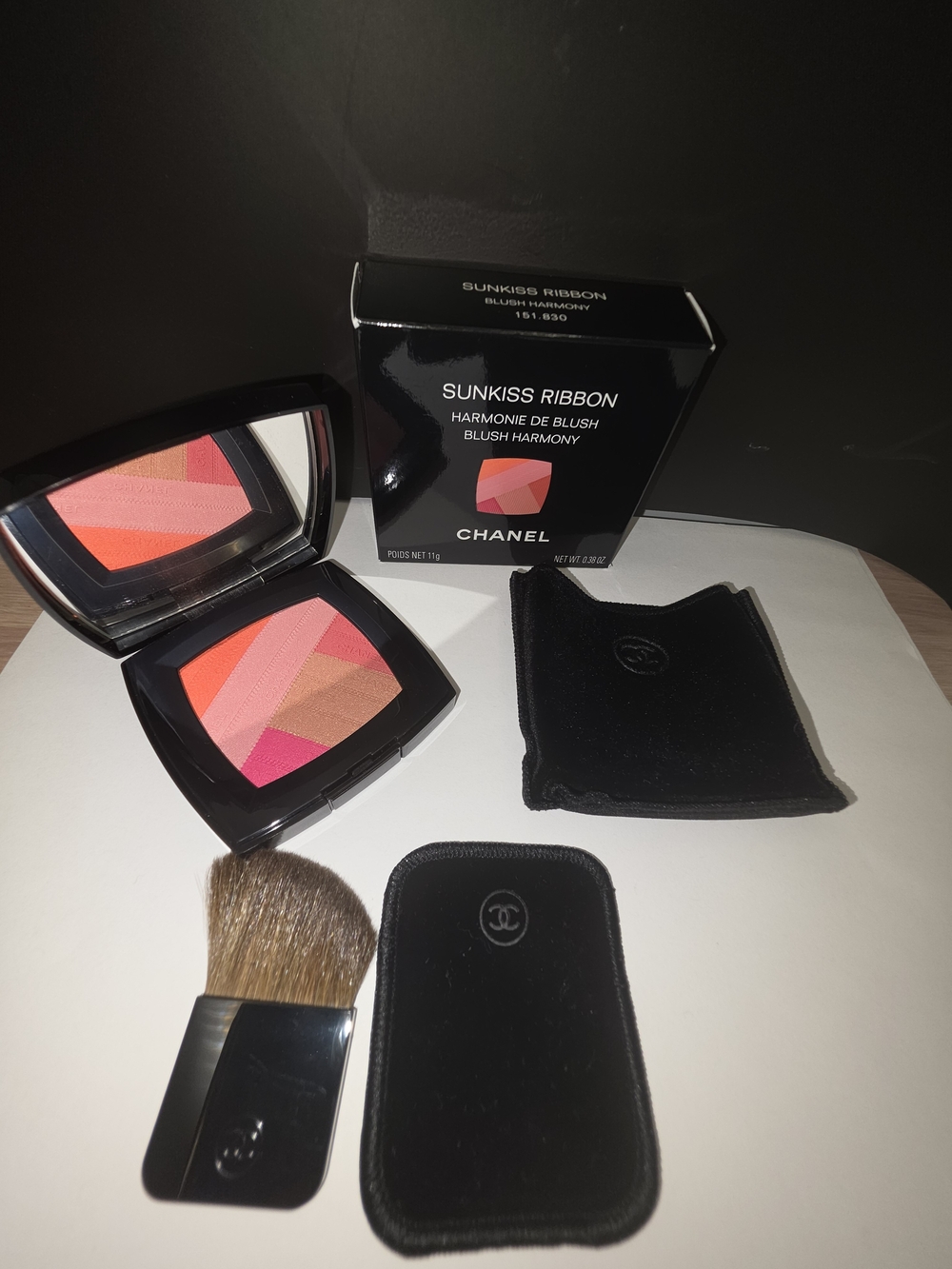 LIMITED EDITION! CHANEL "Sunkiss Ribbon" Blush Harmony